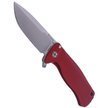 LionSteel SR22A Aluminum Red / Satin Blade (SR22A RS)