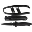 MAC Coltellerie Aquatys Stiletto 2 Black Diving Knife 120mm (008BLK)