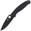 Spyderco Resilience Lightweight, Black Blade Plain Folding Knife (C142PBBK)