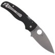 Spyderco Shaman Black G-10 PlainEdge Knife (C229GP)