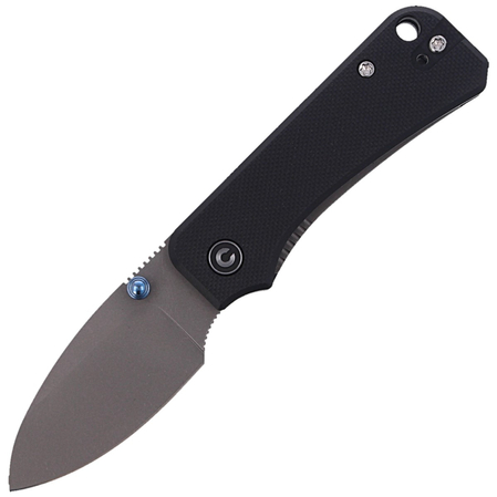 CIVIVI Knife Baby Banter Black G10, Gray Stonewashed by Ben Petersen (C19068S-1)