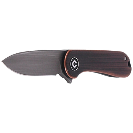CIVIVI Knife Mini Elementum Black Copper, Gray Hand Rubbed (C18062Q-2)
