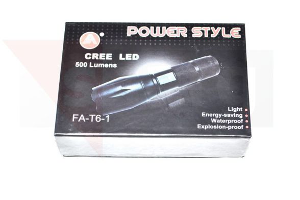 Latarka ładowalna Power Style LED FA-T6-1 (1017)