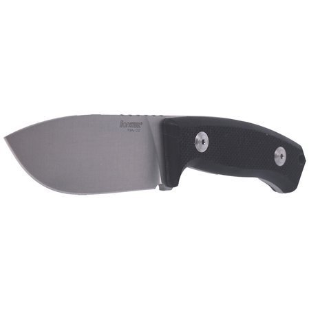 LionSteel Bushcraft G10 Knife Black / Satin Blade (M2 G10)