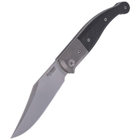 LionSteel Gitano Carbon Fibre, Satin Blade Knife (GT01 CF)