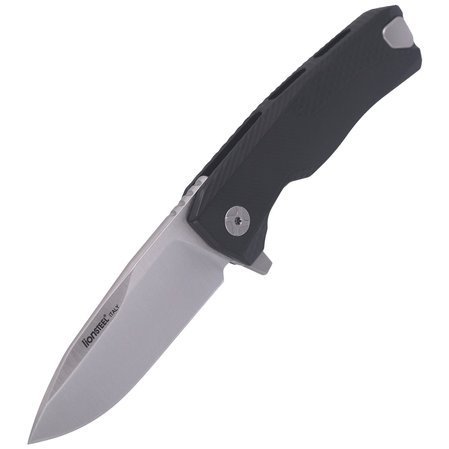 LionSteel ROK Aluminium Black, Satin Finish Solid Knife (ROK A BS)