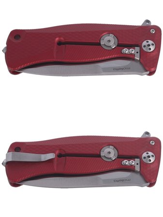 LionSteel SR11A Aluminum Red / Satin Blade (SR11A RS)