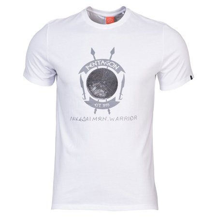 Pentagon Ageron Lakedaimon Warrior T-shirt, White (K09012-LW-00)