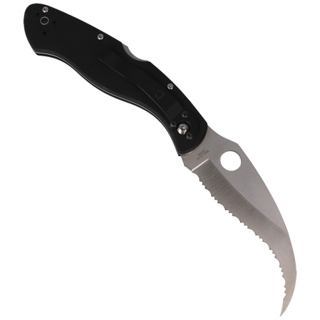 Spyderco Civilian G-10 Black SpyderEdge Knife (C12GS)