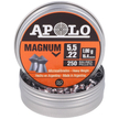 Apolo Premium Magnum Heavy .22 / 5.5mm Airgun Pellets, 250ct (E13003)