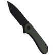 CIVIVI Knife Elementum Flipper Green Micarta, Black Stonewashed (C907T-E)
