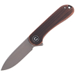 CIVIVI Knife Mini Elementum Black Copper, Gray Hand Rubbed (C18062Q-2)