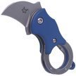 FOX Mini-KA Folding Knife FRN Blue, Bead Blasted (FX-535 BL)