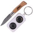 Pentagon compass and thermometer set and MAM Key Ring knife (EDC2)