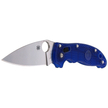 Spyderco Manix 2 FRCP Blue CTS-BD1N PlainEdge Folding Knife (C101PBL2)