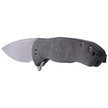 WE Knife Kitefin Marble Carbon Fiber / Black Ti, Polished Bead Blasted (2001A)