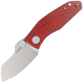 Nóż składany Kubey Knife Monsterdog Black/Red G10, Bead Blasted N690 by Dmitry Osarenko (KU337F)