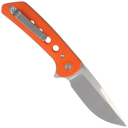 Reate PL-XF Knife Orange G10, Stonewashed Nitro-V (PL-XF ORG10.STW)