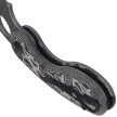 Kizer Microbe Knife Black-Grey Micarta w/ Vortex, Gray Stonewashed 14C28N by Maksim Epifantsev (V2742A5)