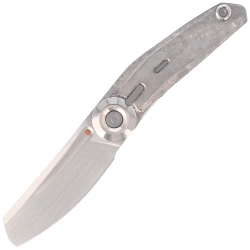 Nóż składany Reate VK-CLU Gray Crystalized Titanium, Hand Rubbed Satin Elmax by Vulpex Knives