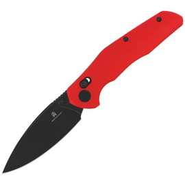 Bestechman Ronan Knife Red G10, Black PVD Stonewashed 14C28N (BMK02J)
