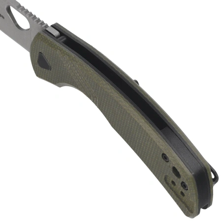 FoxEdge Persian Knife OD Green Canvas Micarta, Satin 9Cr14Mov (FE-038 MCOD)