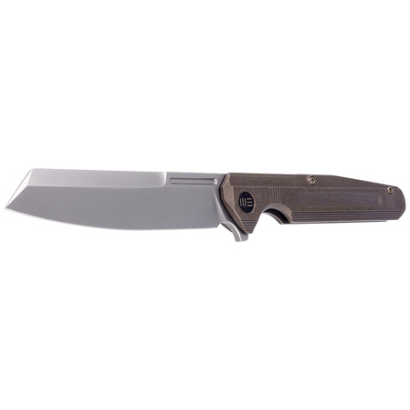WE Knife Reiver LE No 223/260 Bronze Titanium, Silver Bead Blasted CPM S35VN knife (WE16020-3)