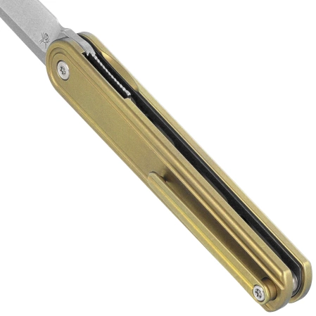 Bestech Ink Knife Bronze Titanium, Satin / Stonewashed MagnaCut by Denis Simonutti (BT2502B)