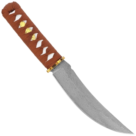 Sztylet japoński Tokisu Brown String, CNC Damascus (32624)