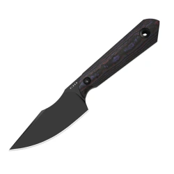 Nóż Kizer Mini Harpoon Purple Haze Fat Carbon, Black Matte DLC-Ultra S45VN by Maverick Customs (1040S9)