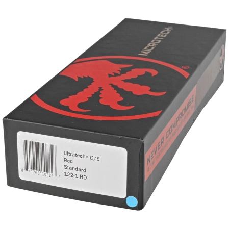 Nóż automatyczny OTF Microtech Ultratech D/E Red Aluminium, Black M390 by Tony Marfione (122-1RD)