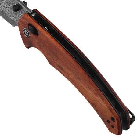 Civivi Sixgill Knife Guibourtia Wood, Damascus by Gavko Knives (C24050-DS1)