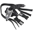 MAC Coltellerie Gunslinger Scuba Rescue Diving Knife Black FRN, Satin 420 by Riccardo Silva (GLRRE.N)