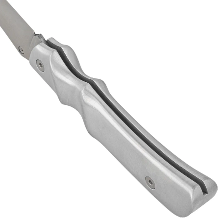 Muela AL-8 Gray Aluminum Knife, Satin X50CrMoV15