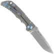 Spartan Blades Harsey Folder King Tut Bronze Titanium, Blue HW, Stonewashed MagnaCut by William W. Harsey (SF5KTUT)