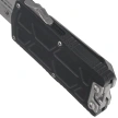 Microtech Exocet II Spartan OTF Knife Black Aluminum, Stonewashed M390MK by Tony Marfione (1155-10)