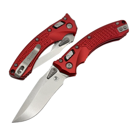 Nóż składany Microtech Amphibian Mini Ram-Lok S/E Frag Red Aluminium, Stonewashed M390MK by Tony Marfione (137MRL-10FRRD)
