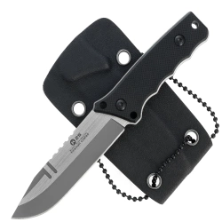 K25 RK-32371 Neck Knife Black G10, Titanium 7Cr17Mov