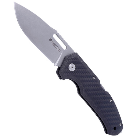 Maserin Nimrod 480/CN Knife Carbon Fiber, Stonewashed M390 by Tommaso Rumici