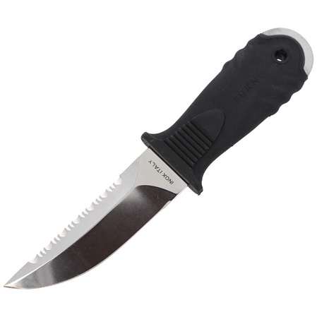 MAC Tekno Diving Knife Black PP-TPE, Mirror W 1.4116