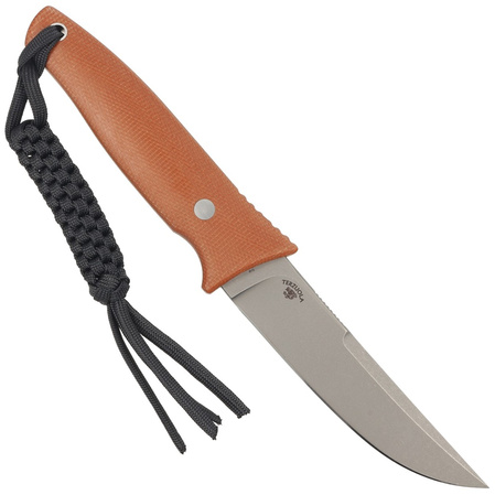 Nóż Civivi Tamashii Brown Canvas Micarta, Gray Stonewashed D2 by Bob Terzuola (C19046-5)