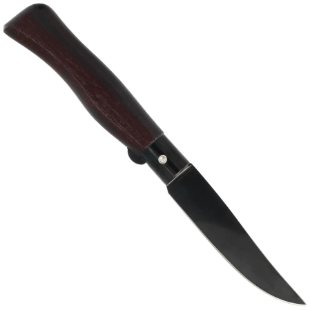 Nóż składany MAM Douro All Black Ebony Wood, Nickel-plated Brass PVD HW, Titanium PVD X50CrMoV15 (2250)