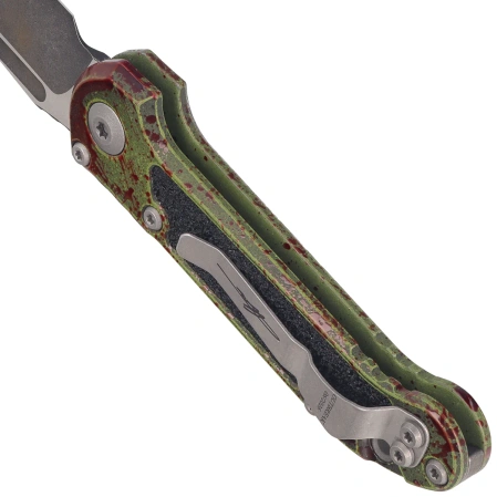 Microtech LUDT Gen III T/E Signature Automatic Knife Outbreak Aluminum, Outbreak M390MK by Tony Marfione (1136-1OBS)