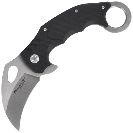 Maserin Karambit 42014/G10N Knife Black G10, Stonewashed 420