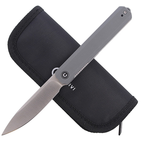 CIVIVI Knife Exarch Gray G10, Satin Finish (C2003A)