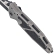 Nóż składany Microtech Socom Elite S/E-M Spike Grind Signature Natural Clear Aluminium, Black M390MK by Tony Marfione (160-1NCSS)