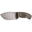 LionSteel Bushcraft Green Canvas Micarta, Satin M390 by Moletta (M2M CVG)