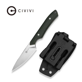 Nóż myśliwski Civivi High Grass Green Canvas Micarta, Satin 14C28N by Matt Gentry (C25084-2)