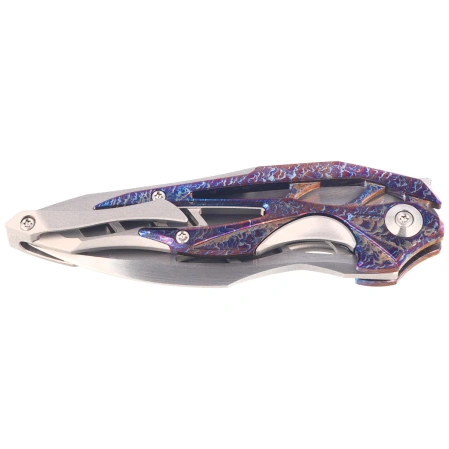 WeKnife Arrakis LE Gray / Flamed Titanium, Hand Rubbed Satin Vanax by Elijah Isham (906K)