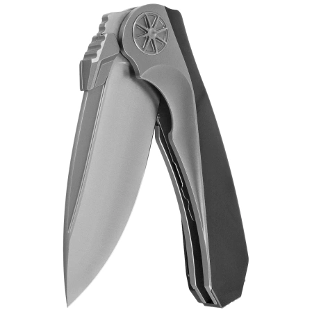 Rike Knife RK-Tissot 1-B Black-Gray Titanium, Satin M390